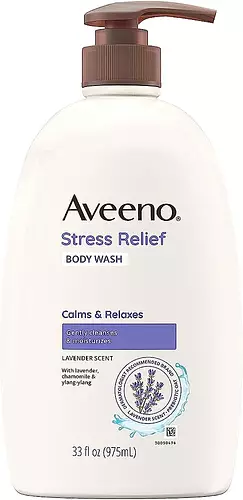 Aveeno Stress Relief Body Wash Oat Lavender & Chamomile