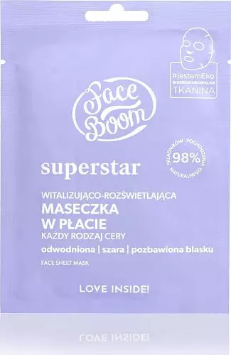 BodyBoom FaceBoom Superstar Sheet Mask