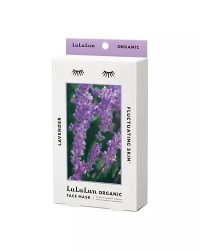 Lululun Organic Sheet Mask Lavender For Fluctuating Skin