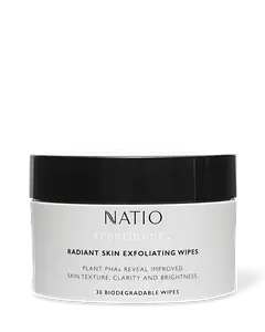 Natio Radiant Skin Exfoliating Wipes