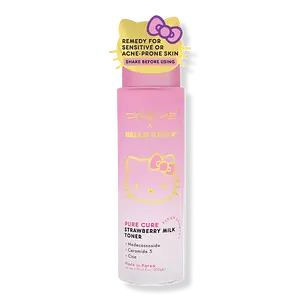The Creme Shop Hello Kitty Klean Beauty Pure Cure Strawberry Milk Toner