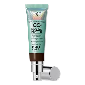 IT Cosmetics CC+ Cream Natural Matte Foundation SPF 40 Deep Cool