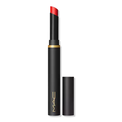 Mac Cosmetics Powder Kiss Velvet Blur Slim Lipstick Ruby New