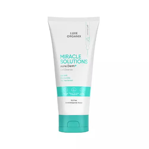 Luxe Organix Miracle Solutions Acne Derm + Gel Cleanser