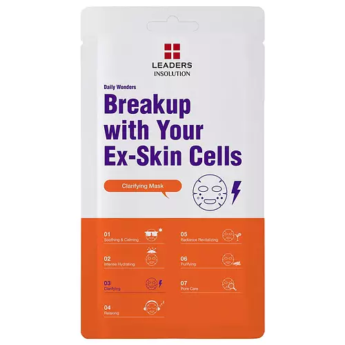LEADERS Daily Wonders Break Up With Your Ex Skin Cells Mask