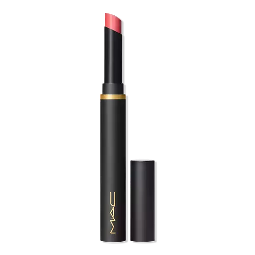 Mac Cosmetics Powder Kiss Velvet Blur Slim Lipstick Sheer Outrage