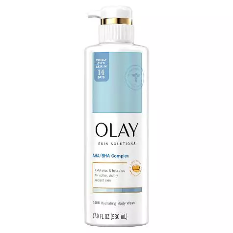 Olay Skin Solutions Hydrating Body Wash AHA/BHA Complex