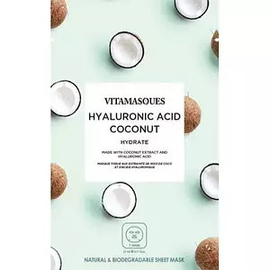 Vitamasques Hydrate Hyaluronic Acid and Coconut Sheet Mask