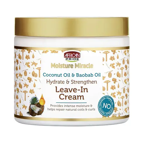 African Pride Coconut Oil & Baobab Oil Leave-In Cream