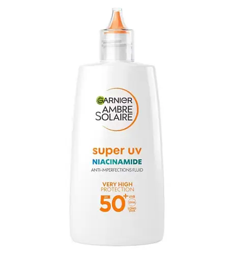 Garnier Ambre Solaire Super UV Niacinamide Anti-Imperfections Fluid SPF 50+ UK
