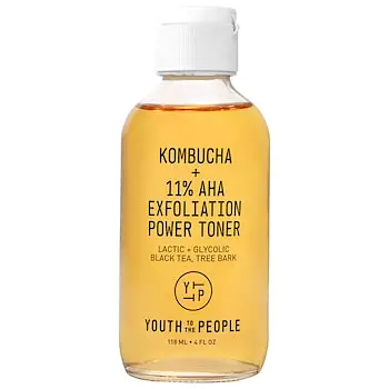 Youth To The People Kombucha + 11% AHA Exfoliation Toner with Lactic Acid