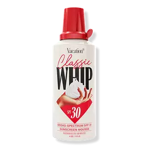 Vacation Classic Whip SPF 30 Sunscreen Mousse