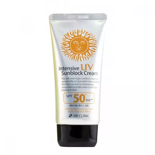 3W Clinic Intensive UV Sunblock Cream SPF50+ PA+++