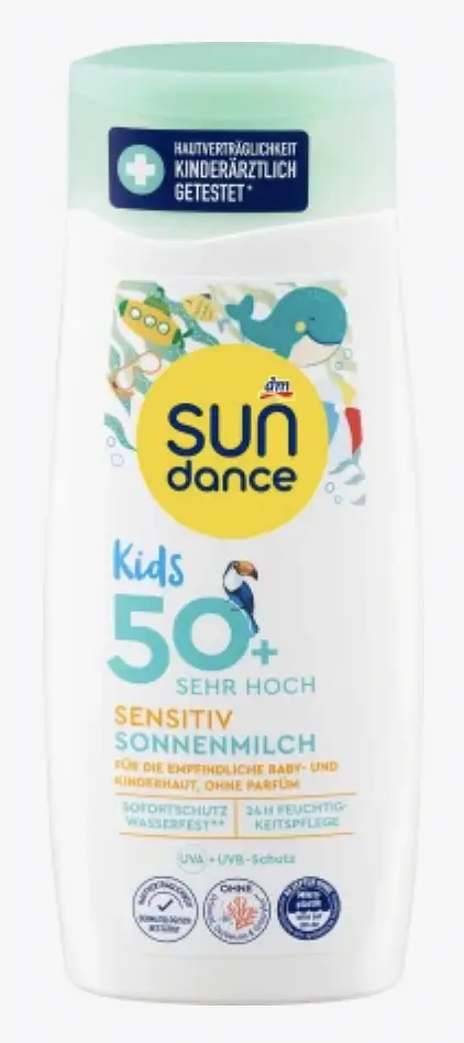 Sundance Kids Sensitiv Sonnenmilch SPF 50+