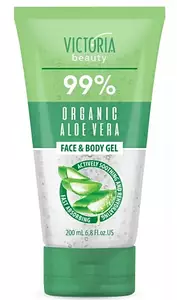 Victoria Beauty Cooling Gel for Face and Body with 99% Aloe Vera