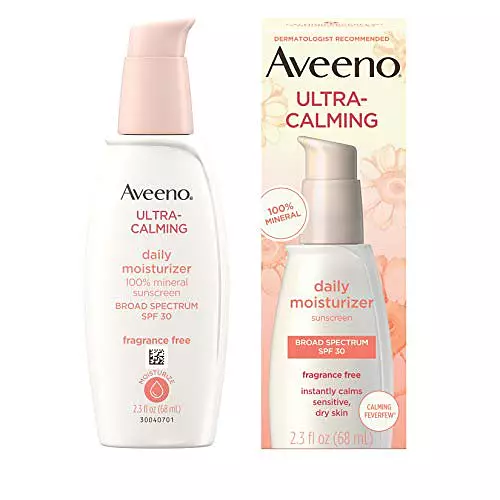 Aveeno Ultra-Calming Fragrance-Free Daily Facial Moisturizer with SPF 30