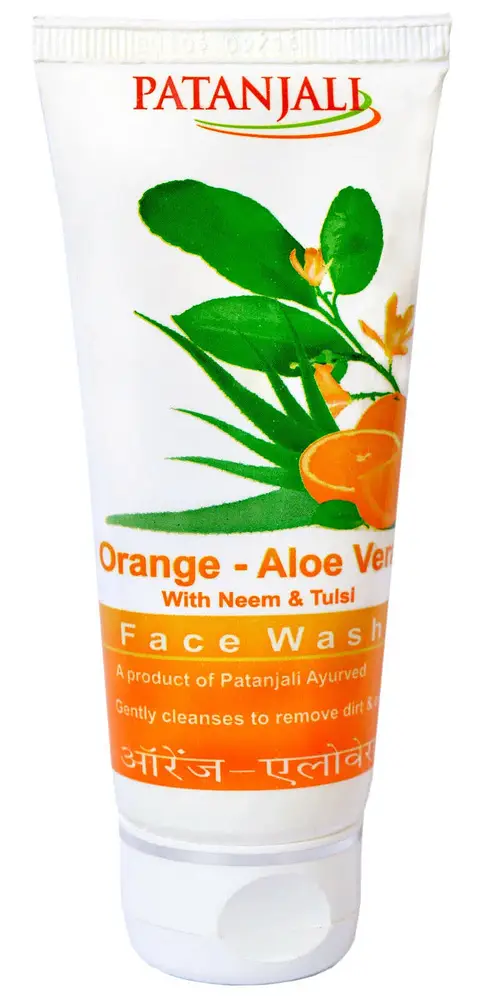 Patanjali Face Wash Orange Aloevera