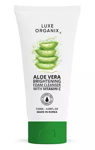 Luxe Organix Aloe Vera Brightening Foam Cleanser With Vitamin C