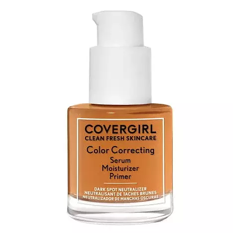 Covergirl Clean Fresh Primer, Color Correcting Serum and Moisturizer Dark Spot Neutralizer, Deep