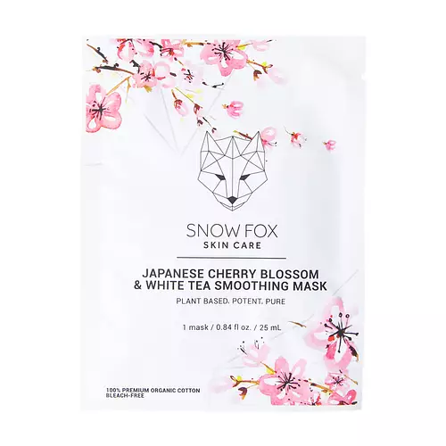 Snow Fox Skincare Japanese Cherry Blossom & White Tea Smoothing Mask