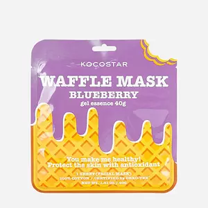 Kocostar Waffle Mask Blueberry Gel Essence