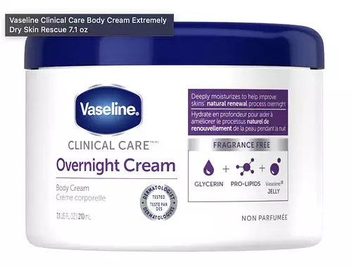 Vaseline Clinical Care™ Extremely Dry Skin Rescue Overnight Cream