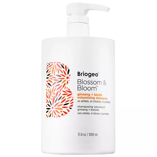 BrioGeo Blossom & Bloom Ginseng + Biotin Hair Volumizing Shampoo
