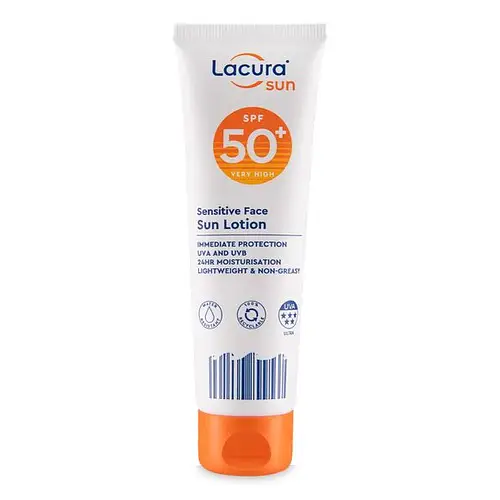 Lacura SPF 50+ Sensitive Face Sun Lotion