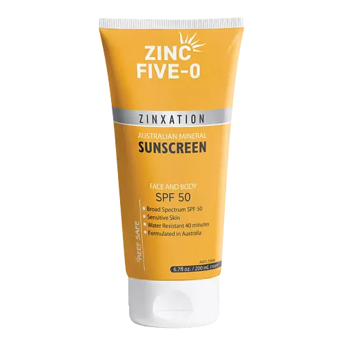 Zinc Five-0 Mineral Face And Body Sunscreen SPF 50