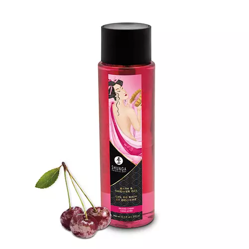 Shunga Bath & Shower Gel Blazing Cherry