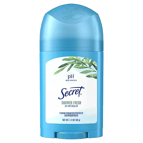 Secret Original Wide Solid Antiperspirant Deodorant Shower Fresh