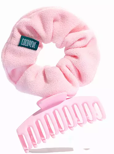 Coco & Eve Towel Scrunchie & Claw Clip