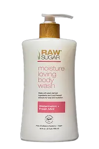 Raw Sugar Moisture Loving Body Wash Watermelon + Fresh Mint