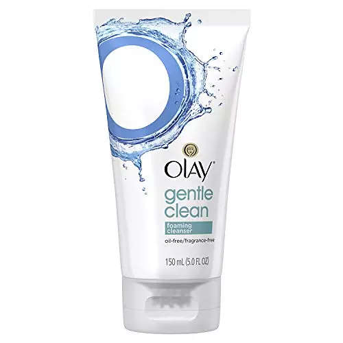 Olay Unscented Gentle Clean Foaming Face Cleanser for Sensitive Skin
