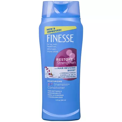 Finesse Restore + Strengthen Moisturizing 2 in 1 Shampoo and Conditioner