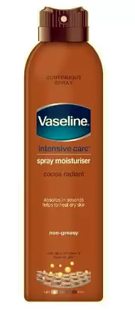 Vaseline Intensive Care Spray Moisturizer Cocoa Radiant