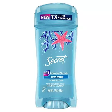 Secret Fresh Clear Gel Antiperspirant Deodorant Ocean Breeze
