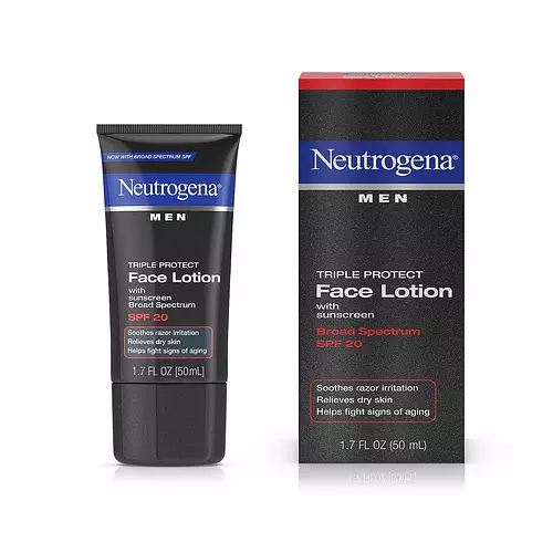 Neutrogena Men Triple Protect Face Lotion Broad Spectrum SPF 20