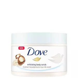 Dove Exfoliating Body Polish Scrub Macadamia & Rice Milk