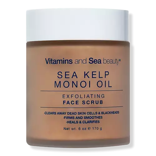Vitamins and Sea beauty Monoi Oil & Sea Kelp Exfoliating Face Scrub