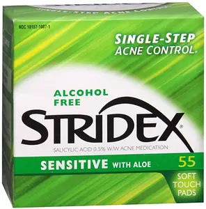 Stridex Medicated Acne Pads - Sensitive