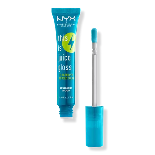 NYX Cosmetics This is Juice Gloss Hydrating Lip Gloss Blueberry Mood