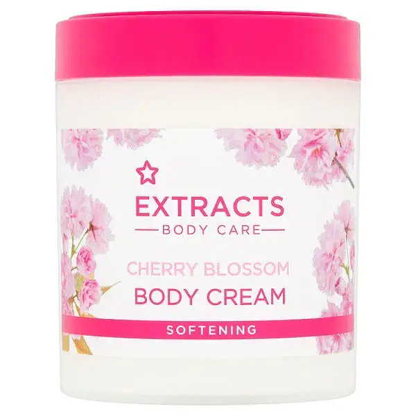 Superdrug Extracts Body Cream Cherry Blossom