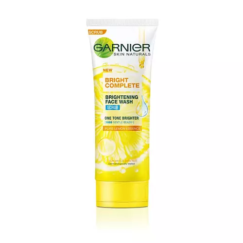 Garnier Bright Complete Brightening Face Wash Scrub