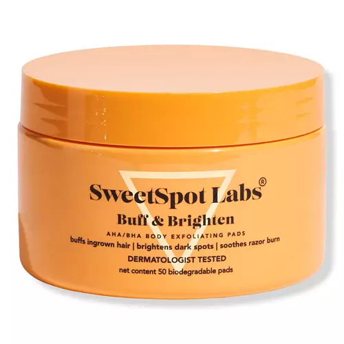 SweetSpot Labs Buff & Brighten AHA/BHA Body Exfoliating Pads