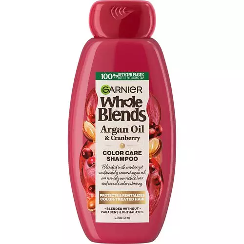 Garnier WHOLE BLENDS Color Care Shampoo with Argan Oil & Cranberry US