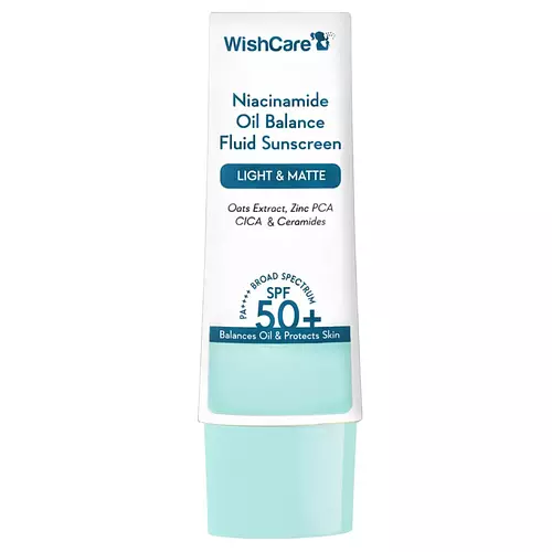 Wishcare 5% Niacinamide Oil Balance Fluid Sunscreen SPF50 PA++++