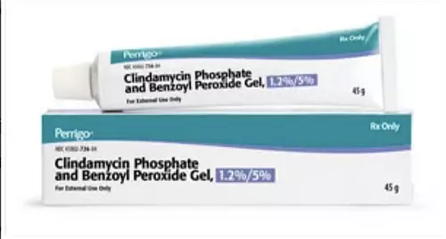 Perrigo Duac Gel (Clindamycin Phosphate and Benzoyl Peroxide 1.2% / 5% Gel)