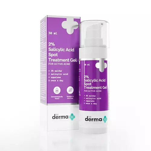 The Derma Co 2% Salicylic Acid Spot Treatment Gel With 3% Sulfur