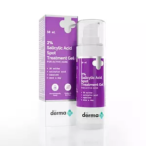 The Derma Co 2% Salicylic Acid Spot Treatment Gel With 3% Sulfur